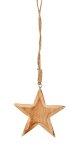 Holzstern zum Hängen h=7,5cm b=7,5cm