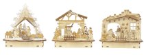 Nativity Scene h=16-18,5cm b=18cm asst.