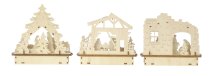 Nativity Scene h=16-18,5cm b=18cm asst.