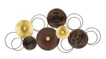 Modern Metal Wall Decoration "Circles"