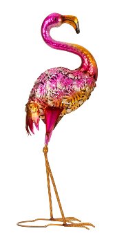 Metall Flamingo stehend h=60cm b=23cm