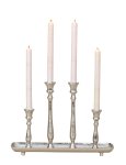 Candle holder plate with 4 candle