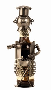 beer bottle holder "barbecue man"