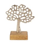 Family tree on wooden base h=12cm