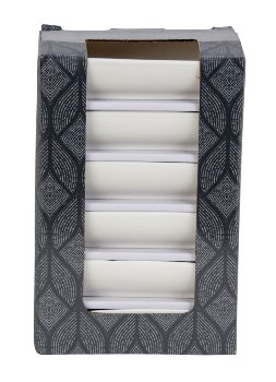 Set of 6 porcelain square bowls h=2,5cm