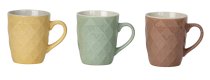 Mug in pastel colors h=10,2cm d=8,8cm