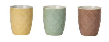 Mug in pastel colors h=10,2cm d=8,8cm