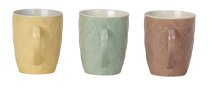 Mug in pastel colors h=10,2cm d=8,8cm