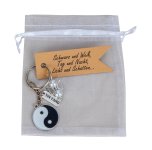 Engel m. YIN YANG-Anhänger als