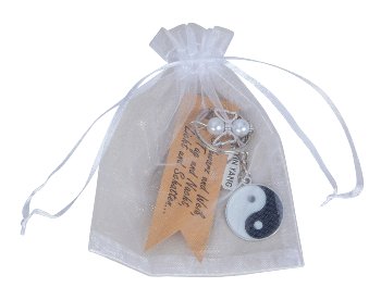 Engel m. YIN YANG-Anhänger als