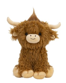 Plush Buffalo / Highland Cow brown