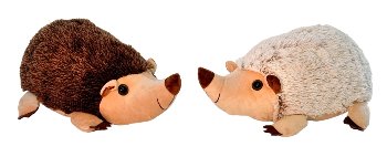 Plüsch-Igel beige und braun h=16cm