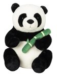 Panda-Bär mit Bambus in der Hand h=50cm