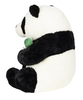 Panda-bear with bamboo in hand h=50cm
