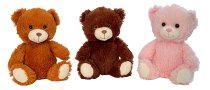 Plush bear rose, brown, darkbrown