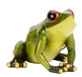Frosch sitzend h=13,5cm b=18cm
