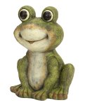 Frosch lachend sitzend h=33cm b=24cm