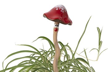 Sound garden stick mushroom with