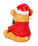 Weihnachtsbär sitzend mit Tannenbaum