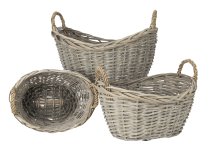 Willow-Basket grey/brown h=15-28cm,