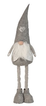 XXL Felt Gnome grey with telescopic legs