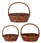 Willow-Basket brown h=36-46cm b=37-48cm