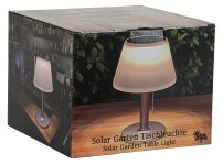 Solar table lamp h=28cm d=20cm with