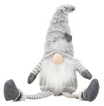 Fabric Gnome grey/white h=ca.22cm with