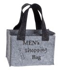 Felt bag for 6 bottles 14x22x15cm "Men's