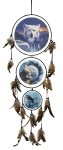 Dreamcatcher with wolf, pegasus & sea