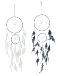 Dreamcatcher white & grey asst.