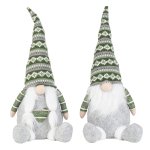 Felt Gnome grey/green standing h=57cm