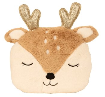 Plush cushion reindeer h=38cm b=40cm