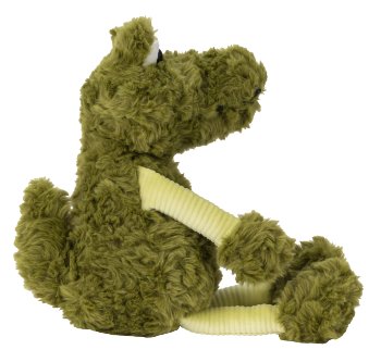 Plush crocodile sitting h=24cm (laid