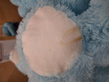 B-quality! Bear light blue sitting