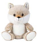 Plush fox sitting h=28cm