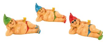 naked dwarf girl lying h=13,5cm w=23cm