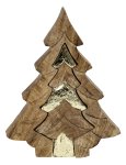 Wooden tree set for standing h=25cm