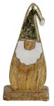 Wooden santa for standing h=21,5cm