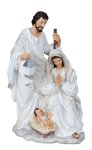 Krippenfigur mit Josef, Maria und Jesus