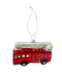 Glass Fire Brigade car for hanging