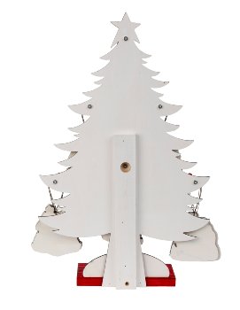 Weihnachts-Holz-Deko Häuserform zum