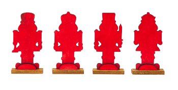 Nussknacker aus Holz stehend h=9,5cm