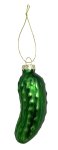 Xmas-glass cucumber green for hanging