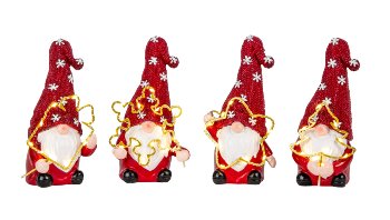 Weihnachts-Schlafmützenwichtel in rot