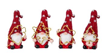 Weihnachts-Schlafmützenwichtel in rot