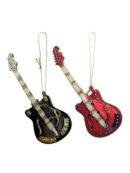 Xmas tree hanger "Guitar" Set of 2 pcs,