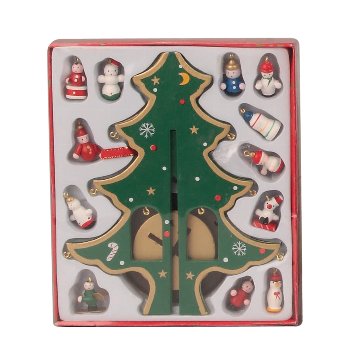 X-mas Tree wooden only green color