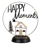 Metal decoration "Happy Moments" with