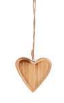 Holzherz zum Hängen h=7,5cm b=7,5cm